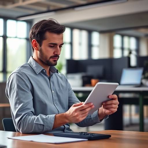 Un designer UX travaillant sur un wireframe d'une application mobile.